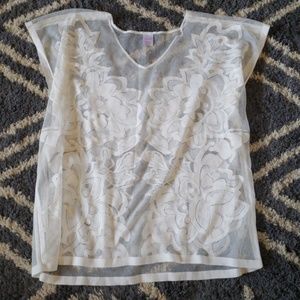 Cream Swimsuit Cover-up